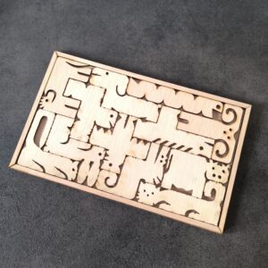 Puzzle drewniane zwierzątka