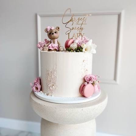 Topper na tort „Chrzest Święty” z imieniem dziecka