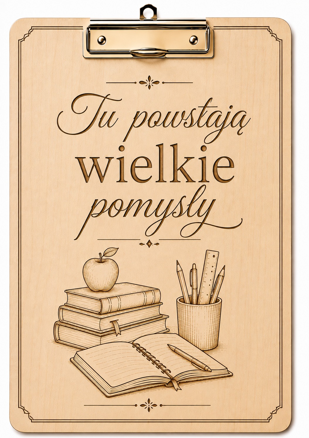 Personalizowana podkładka na kartki A4 dla nauczyciela - obrazek 3