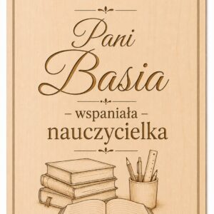 Personalizowana podkładka na kartki A4 dla nauczyciela