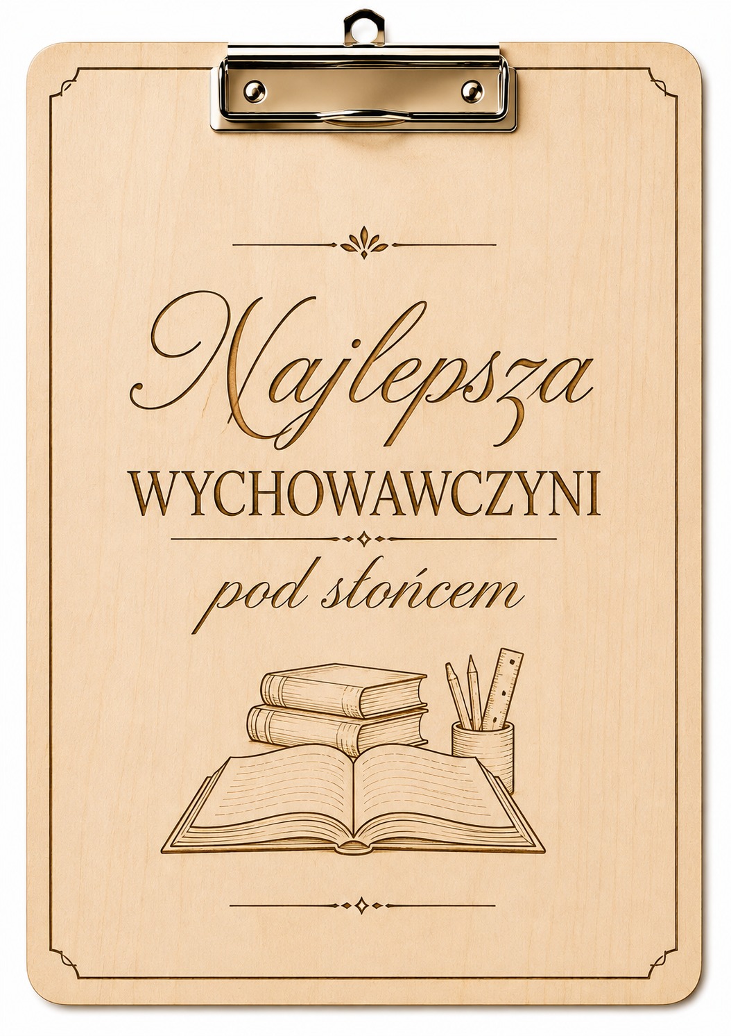 Personalizowana podkładka na kartki A4 dla nauczyciela - obrazek 2