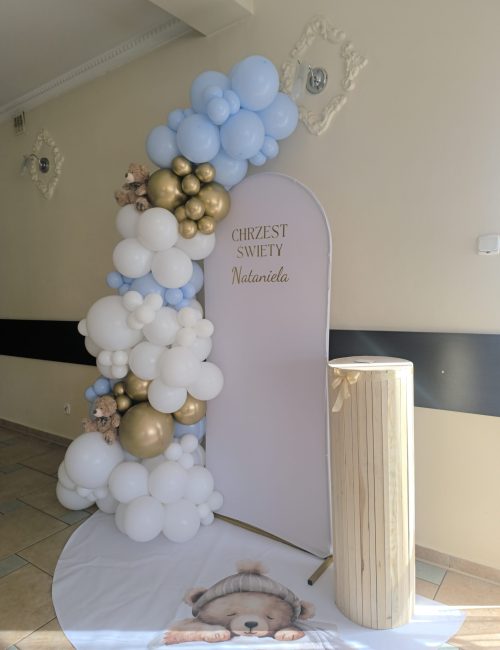 Dekoracja na pojedynczej ściance